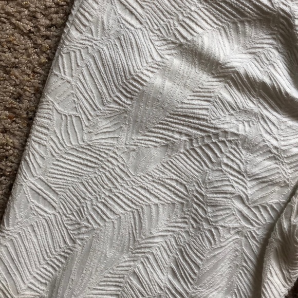 LOFT Marisa White Cropped Dress Pants - Picture 3 of 3